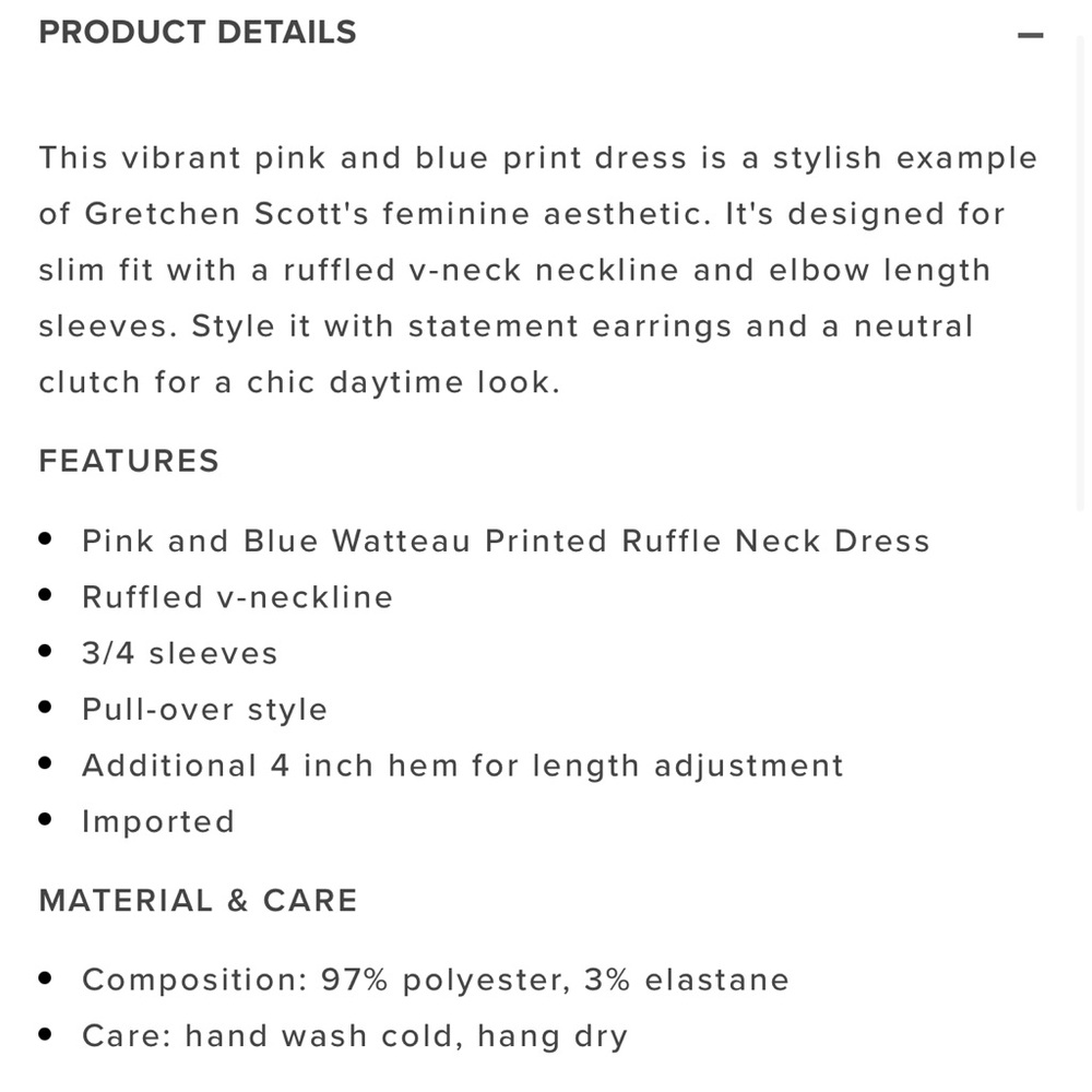 Jersey Ruffneck Dress - Picture 10 of 11